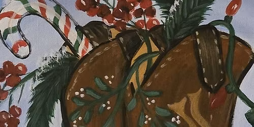 Festive Cowboy Boot 