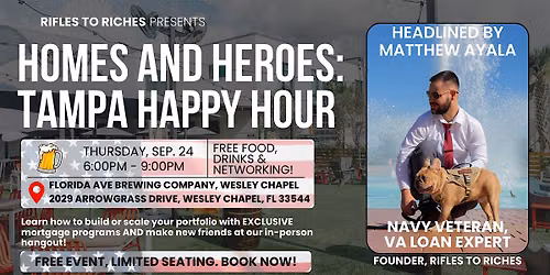 Homes and Heroes: Tampa Happy Hour