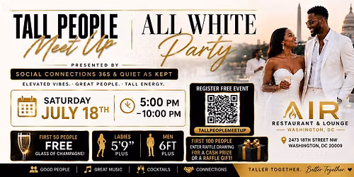 Where Tall People Meet All White Party