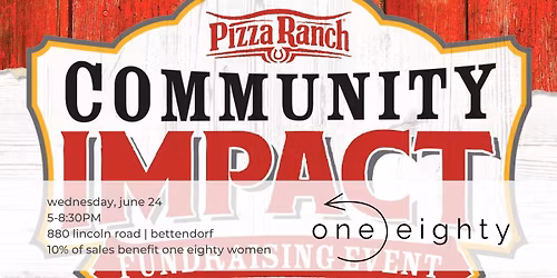 One Eighty Pizza Ranch Fundraising Event