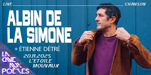 \u25e3 ALBIN DE LA SIMONE + \u00c9tienne D\u00e9tr\u00e9 \/ Festival Haute-Fr\u00e9quence