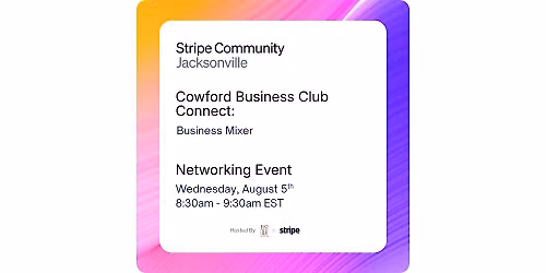 Cowford Business Club Connect: Powered by Stripe