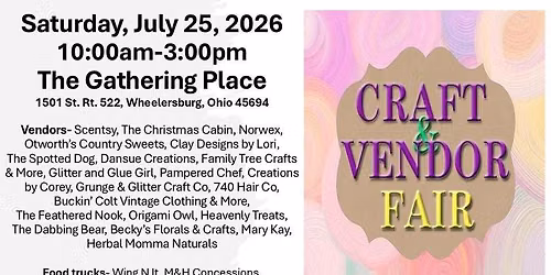 Summer Craft & Vendor Fair