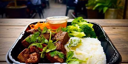 Buy 1 order of Shaking Beef , get 1 can soda