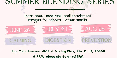 Fourth Friday Forage: Summer Blending Series