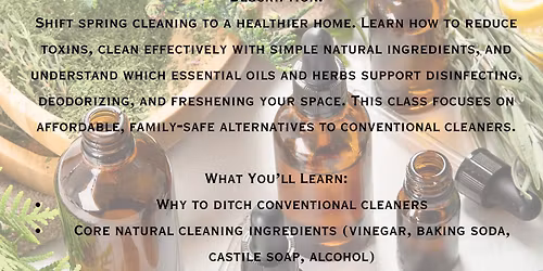 Natural Spring Cleaning