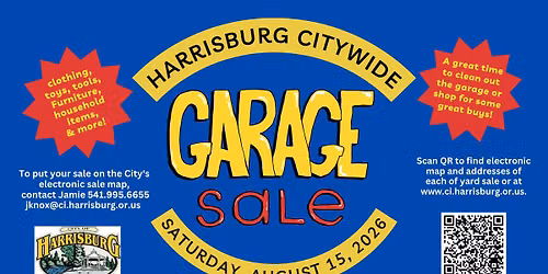 Aug 15 Harrisburg Citywide Yard Sale