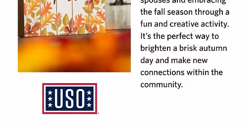 October Craft and Connect - Pumpkin Sign Painting