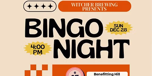 Bingo at Witcher Brewing Co