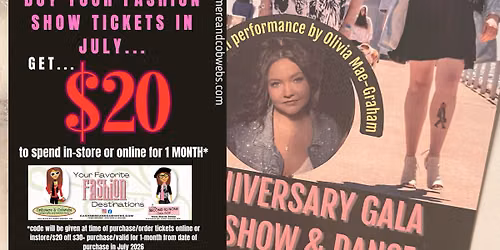 20TH ANNIVERSARY GALA FASHION SHOW & DANCE