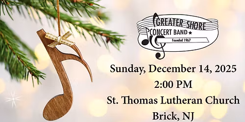 Greater Shore Concert Band | 2025 Holiday Concert