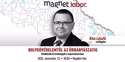 MagNet Labor-Kiss L\u00e1szl\u00f3: Bolyg\u00f3v\u00e9delemt\u0151l az \u0171rb\u00e1ny\u00e1szatig,\u00fcst\u00f6k\u00f6s\u00f6k \u00e9s kisbolyg\u00f3k a naprendszerben