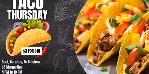  Taco Thursdays at Streeters Bar & Grill