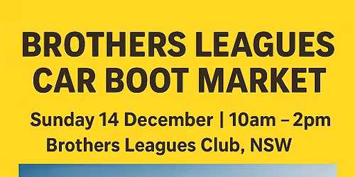 \ud83d\ude97 Murwillumbah Car Boot Market - Beats, Bar, Slow cooked BBQ!