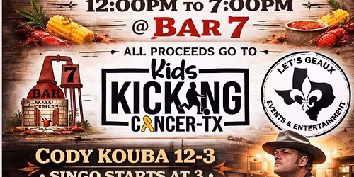 Kids Kicking Cancer Texas Crawfish Fundraiser 2026