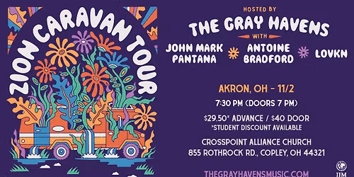 November 2nd | Akron, OH | Zion Caravan Tour