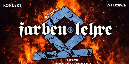 40-lecie FARBEN LEHRE - Integracja Koncert Ognisko Karaoke \/\/ Warszawa \u2013 Letnia Scena Potoku \ud83d\udd25