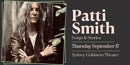 Patti Smith - Songs and Stories at Orpheum Theatre - Madison