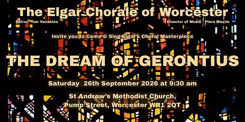 Come and Sing  Elgar's  The Dream of Gerontius