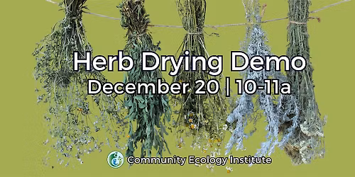 Herb Drying Demo