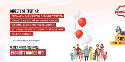 8. ro\u010dn\u00edk charitativn\u00edho fotbalov\u00e9ho turnaje DOM\u010c\u016eV SEN pro Nada\u010dn\u00ed fond d\u011btsk\u00e9 onkologie Krtek