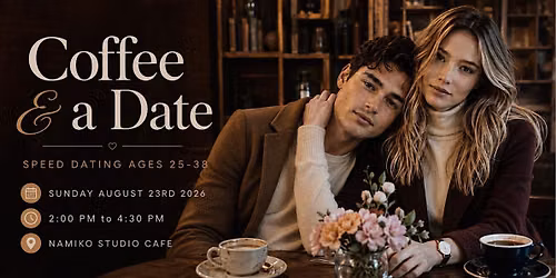 Coffee & a Date - Speed Dating Ages 25-38 | Namiko Studio Cafe