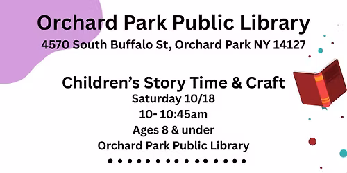 Children's Storytime & Craft with Miss Kristin