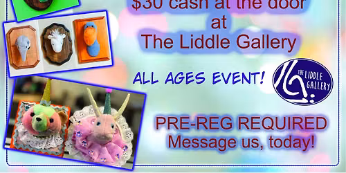 Taxidermy Plushie Workshop (Pre-Reg Required)