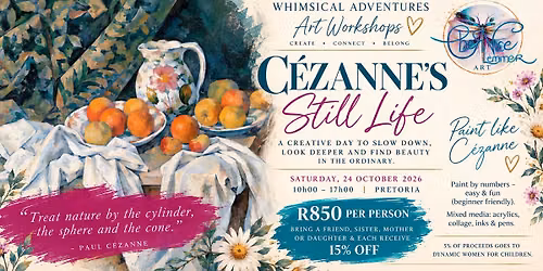 Cezanne\u2019s Still Life with a bit of whimsical