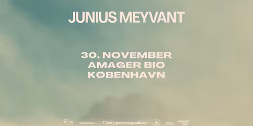 J\u00fan\u00edus Meyvant - 30. november - Amager Bio