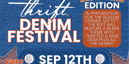 Denim Festival & Bear Down Patch Up Tailgate