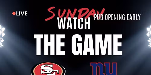 49er vs Giants - Watch at Olde Sonoma Public House 