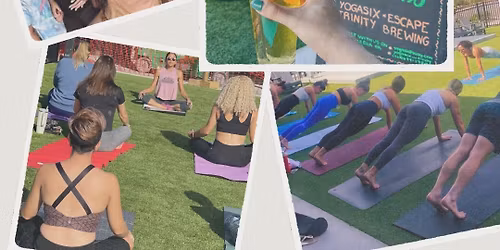 Bends + Brews: FREE 45min Vinyasa Flow on the Lawn AT Escape Brewery