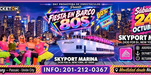  FIESTA EN BARCO 80"S