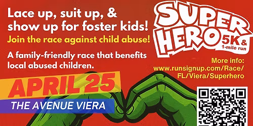 2026 Superhero 5K Race & One Mile Fun Run