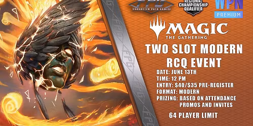 MTG Two Slot Modern RCQ 