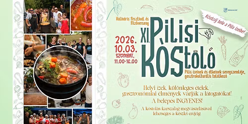 Pilisi K\u00d3Stol\u00f3 - kulin\u00e1ris fesztiv\u00e1l \u00e9s f\u0151z\u0151verseny