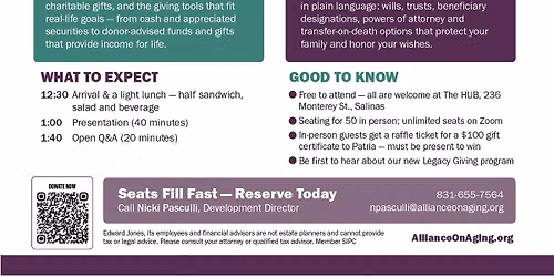 Plan Today. Give Tomorrow. Impact Generations. \u2013 Part Two: Creating an Estate Plan