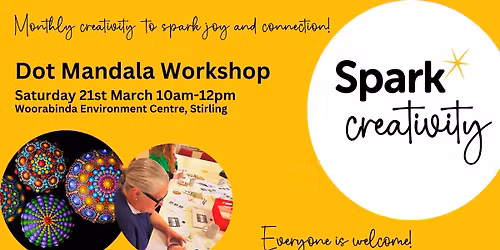 Spark Creativity - Dot Mandala Workshop