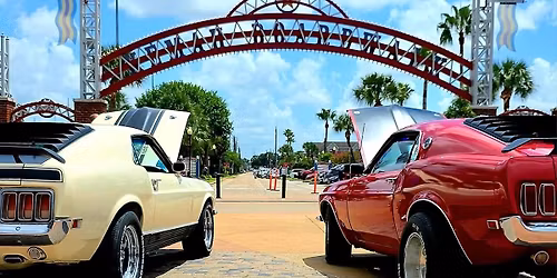 The All Mustang Car Show at The Kemah Boardwalk