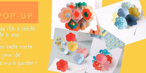 Atelier carte pop up