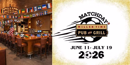 MATCHDAY @ Miller Time Pub & Grill