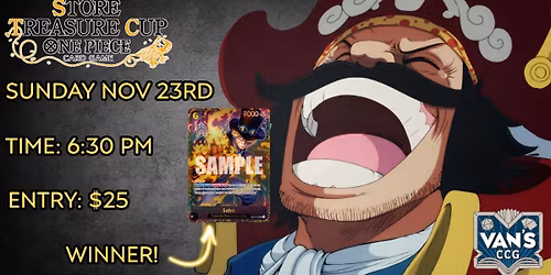 Van's One Piece Store Treasure Cup