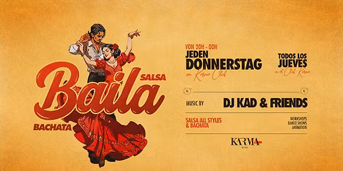 BAILA SALSA & Bachata - THURSDAYS
