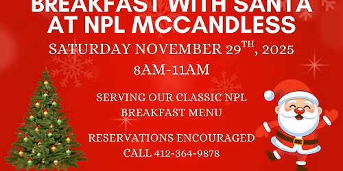 Breakfast with Santa at NPL McCandless