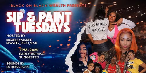 TAKEOVER TUESDAYS SIP & PAINT PARTY