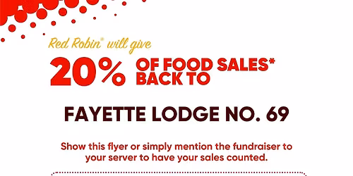 Red Robin Manchester, CT Fundraiser