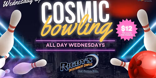 Cosmic Bowling: $12 Wednesdays, All Day Special
