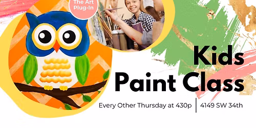 Kids Paint Class - Owl