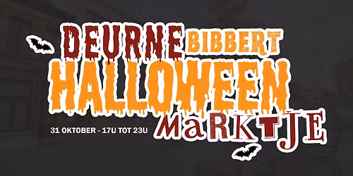 \ud83c\udf83 Deurne Bibbert: Halloween-marktje op het Cogelsplein